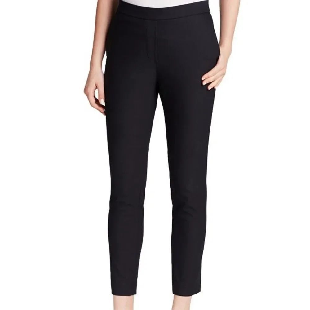 Theory Leandre Sabali Knit Slim Straight Pant Black